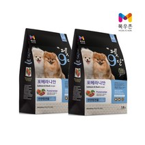 목우촌 펫밀크 눈관절150g x5개+펫9단 강아지 애견사료 포메라니안전용1.8kg x2개 사은품무료증정 사료+간식, 1.8kg, 포메라니안전용x2개(펫밀크 눈.관절5개), 2개