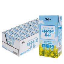 [제주 프리미엄 전용 목장우유}제주담은 우유, 24팩, 190ml