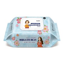 한예지 볼륨&소프트에디션 물티슈 캡형 100매 10개