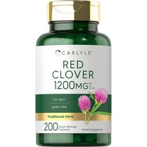 칼라일 레드클로버 REDCLOVER 1200mg 200캡슐, 1개, 200개