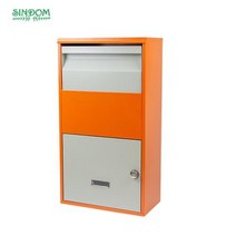 택배함 사서함 아연 도금 택배보관함, orange