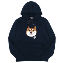 옥스타 시바견 기모 후드티
