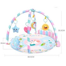 아기 체육관 신생아 유아 놀이 놀이방 매트 베이비 장난감 침대 활동 프레임 페달 피아노 뮤지컬 학습 교육 완구 선물, [02] B style
