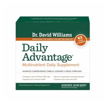 Dr. David Williams Dr 데일리 어드벤티지 멀티비타민 60포 1팩, 1병, 제품제목참조