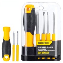 전동공구 Deli Precision Screwdriver Set Magnetic Screw Driver Bits Multifunctional Mini Tool Case For Ho, 01 PH636009B