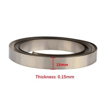 10/2M 니켈 시트 플레이트 도금 강철 벨트 스트립 커넥터 스폿 용접기 18650 리튬 이온 배터리 용, [08] 8x0.12mm  10M, 08 8x0.12mm  10M