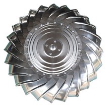 벤츄레이터 환기 팬 무동력 통풍기 공장 농장 주택, 원형입 400형 완성품 + 바닥판