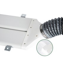 플랫환풍관 식당 고깃집 인테리어 배관자재 자바라호스 연결관 덕트 닥트자재 110mm