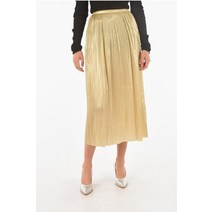 Maison Margiela MM1 LUREX 실크 PLEATED 스커트 SM9MA0001 S49222 906