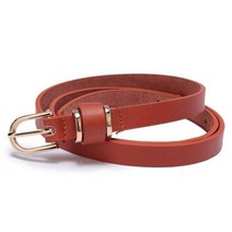남성 여성 벨트 남자 여자 허리띠 정장 가죽 여성용 스키니 솔리드 드레스 90cm ~ 135cm Ceinture Femme 10 가지 색상, 125cm (Waist 110cm), women1.5-orange