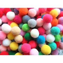 15mm 베이직 믹스 고탄력 폼폼이(900pcs/개당11원)