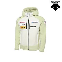 데상트 남녀공용 스위스 스키팀 디자인 본딩 플리스 겨울 자켓(기모) SM323SKT98_LIM