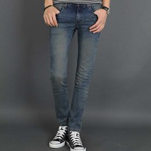 [id776:d]W53E600남자 세미 스키니 큰옷 청바지 큰사이즈 빈티지룩(rd773:gd)