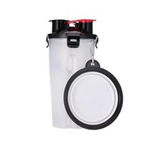 급수기 배식기 고양이 밥주는기계 급식기 강아지 사료공급기 애완 동물 물병 디스펜서 여행 휴대용 개 접이식 실리콘 그릇 먹이 물 공급기 컵, 옵션08 white A