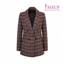 숲 체크 더블브레스티드 자켓(SWBJK80)