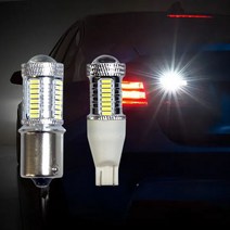 베뉴-차량용 LED 후진등 T15 S25 12V-24V겸용 33발칩, T15(2개1세트)