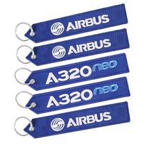 AIRBUS 에어 버스 320 NEO 니오 보잉 항공 승무원 파일럿 조종사 운항 비행 가방 자수 열쇠 고리 스트랩 키 홀더 가방 링 체인 친구 생일 선물 추천 KEY CHAIN
