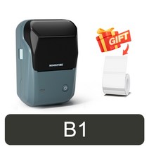 라벨기 휴대용 블루투스 Niimbot-B1 감열 라벨 프린터 블루투스 휴대용 포켓 메이커 바코드 QR 자체 접, 17 B1 Standard