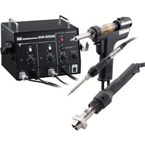 Goot TP-100 자동 납땜 흡입 장치 휴대용 유형 강력한 흡입 교체 가능한 카트리지 자유 온도 설정, 인두+납땜흡입+열풍 재 작업