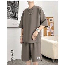 여름 남성 편안한 남성 냉장고캐주얼 세트