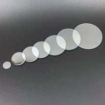 측정 시계 유리 안티 스크래치 투명 플랫 라운드 크리스탈 미네랄 수리 교체 부품 27mm - 36mm 1mm 두께, [02] 6 pieces, [19] 32mm, 02 6 pieces_19 32mm