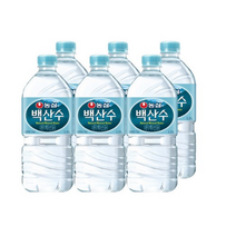 농심 백산수 1L, 6개