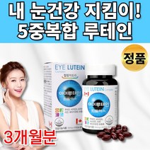 5중 복합성 식약처인증 루테인 베타카로틴 빌베리 류태인 뉴테인 로테인 루태인 루데인 마리골드 수입 망막 뻑뻑 피로 눈 건강 도움 20대 30대 40대 50대 60대 중년 영양제, 1통