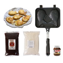붕어빵믹스 붕어빵 만들기 반죽 세트 재료 키트 미니 잉어빵, 슈크림(커스터드믹스)400g