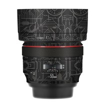 50 1.2 / EF50 렌즈 비닐 데칼 스킨 랩 커버 캐논 EF 50mm f/1.2 L USM 스티커 필름, Fantasy Silver