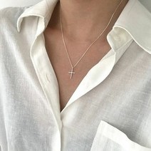 (Silver925) Cross necklace