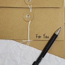 감성 남자친구 전역선물편지 끈으로묶는 크라프트