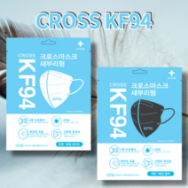 크로스마스크 황사 방역마스크 KF94 대형 1매입 개별포장 100매 새부리형 3g 크로스kf94 마스크, 크로스KF94 화이트 100매
