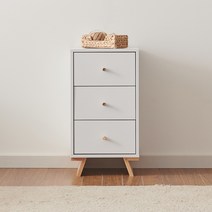 슬립스토아 보니타 3단 협탁, 화이트