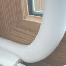 원형백업제 원형문풍지 가래떡스펀지 25mm x 1m, 원형백업25mm x 1m