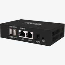전압계 네트워크 세그먼트에 걸쳐 무선 WiFi 인쇄 클라우드 박스 단일 1-3 USB 프린터 공유 장치 서버, 03 2xUSB 2xRJ45_02 B