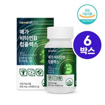 비타민B 컴플렉스 비타민비 군 비오틴 엽산 나이아신 함유, 90정 x 6개