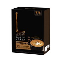 남양유업 루카스나인 시그니처 더블샷라떼 커피믹스 믹스커피 회사간식 14.9g 30개 1세트, 2세트