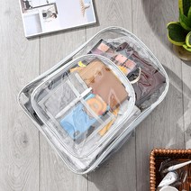 리시안제이 클리어 투명 백팩 그레이 비치백팩 투명백팩