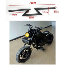 호환용 핸들바 Z형 할리데이비슨 핸들바 튜닝바 바이크 A형25파이블랙