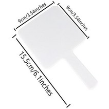 휴대용손거울 도매 메이크업 거울 손 개최 광장 사용자 정의 로고 매일 핑크블랙화이트 작은, style6+10pcs with logo