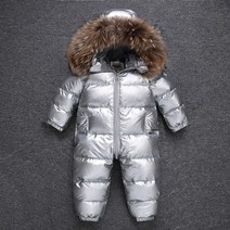 쿨링 명품 이월 스키복 보드복 -30도 겨울 아기 ​​패션 원피스 다운 재킷 소년