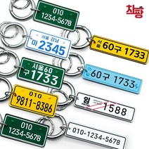 자동차 키링 키홀더 번호판 아크릴 열쇠고리 A.기본번호판차모아 A.기본번호판 497364