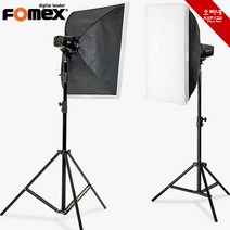 [오빠네사진관] Fomex 사진조명 Poton-150 SSB세트 - 증명사진조명 쇼핑몰사진조명 사진관조명 홈스튜디오조명 스트로보세트, ㄴRX-1무선동조기세트(포함)