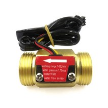 수도계량기 G3/4 수도 센서 스위치 물 구리 쉘 홀 측정 도구, 01 YELLOW