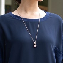 모슬린 엄마옷 통통 하트 목걸이 EAC206284 마담 미시옷 중년여성의류 빅사이즈 50대 60대여성옷