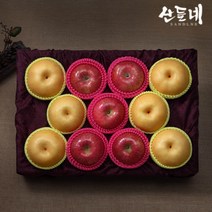 산들네 [산들네] 사과배 혼합 선물세트 명품2호(5.5kg내외 사과5과/배6과), 1