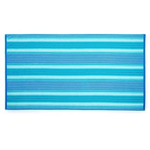 Martha Stewart Cabana 럭셔리 스파 호텔 품질 100% 터키산 면 2피스 비치 타월 세트 450 GSM 101.6 x 182.9cm(40 x 72인치) 부드럽고 빠, 100 % Turkish Cotton Beach Tow, Blue & White