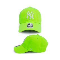 47브랜드 MLB볼캡 NY뉴욕 양키스 볼캡 네온그린