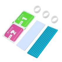두께 3mm 6mm 냉각 방열판 열 패드 M.2 NGFF SATA PCI-E NVME m2 SSD 용 방열 라디에이터, 두께 3mm 블루, 05 TypeA 3mm Blue