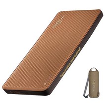 LOSTHORIZON Airsoft 11.4cm4.5인치 두께의 자체 팽창 슬리핑 패드 솔리드 폼 펌프 백이 있는 캠핑 매트리스 휴대용 롤업 침대 옥상 텐트 자동차 트럭 밴용 공기, Manual Deflation, Single(80*28*4.5 IN)